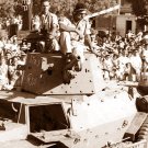 Moshe Dayanin 37mm tykillä varustettu Marmon Harrington Mk.IVF nimeltään Terrible Tiger Jerusalemissa 1948 Moshe Dayanin 37mm tykillä varustettu Marmon Harrington Mk.IVF nimeltään Terrible Tiger Jerusalemissa 1948